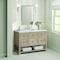 James Martin Vanities 48'' Single Vanity, Whitewashed Oak w/ 3 CM Ethereal Noctis Quartz Top 330-V48-WWO-3ENC - alternate 2